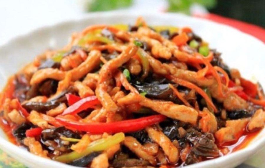 Fish-Flavoured Shredded Pork Yu Xiang Rou Si 鱼香肉丝