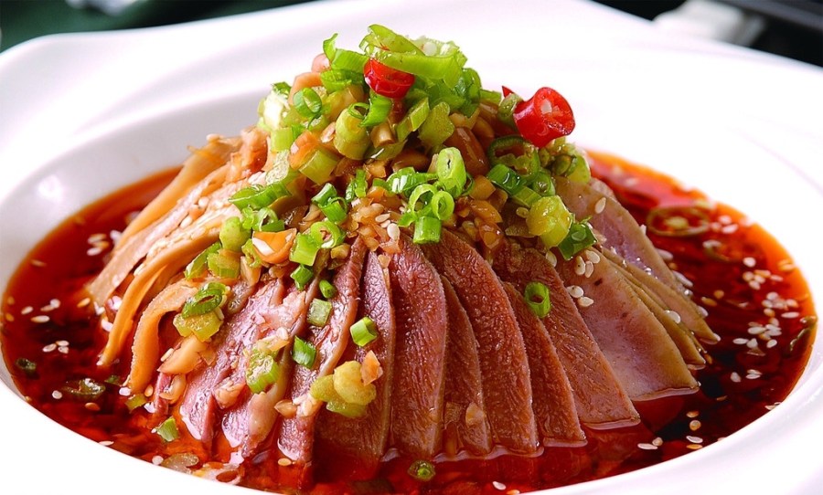 Pork Lungs in Chili Sauce Fu Qi Fei Pian, 夫妻肺片